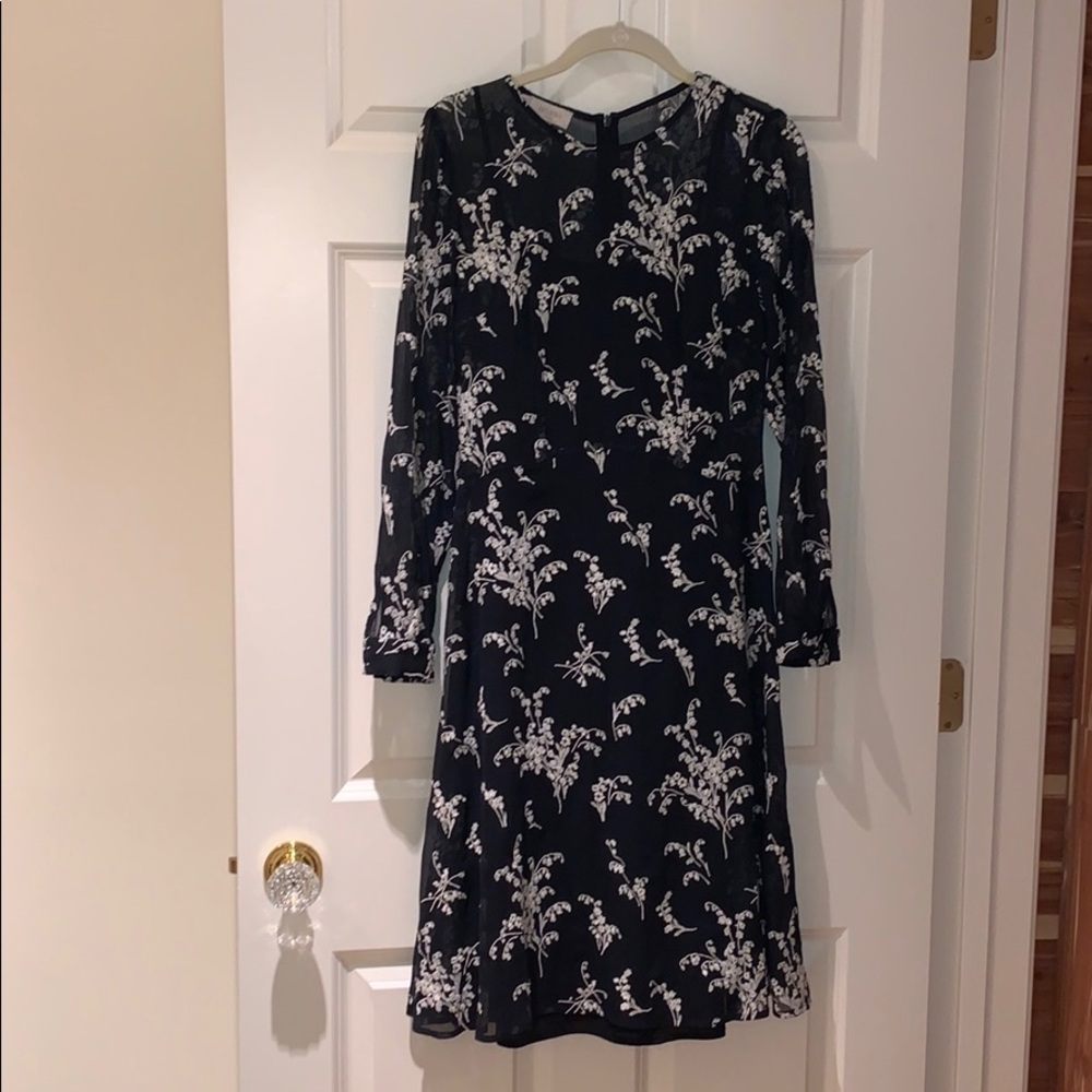 Hobbs of London embroidered/appliqué dress